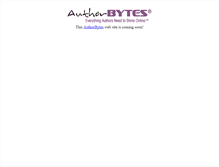 Tablet Screenshot of allycarter.abhosting03.authorbytes.com